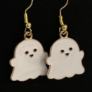 Ghost Earring, Halloween Earring, Gift Idea, Spooky Earring, Ghost Jewelry